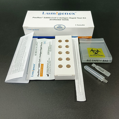 Kit de détection rapide d'antigène de 20 minutes, ensemble de test d'antigène de 25 PCs