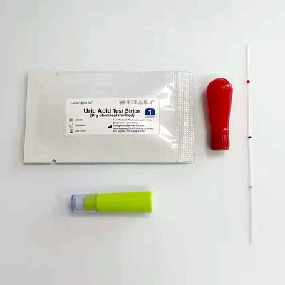 Bonne précision 15 tests/boîte certification de la CE des bandelettes de test d'acide urique