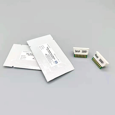 Bandelettes de test d'acide urique CFDA, bandelettes de test d'urine d'acide urique de 15 tests/boîte