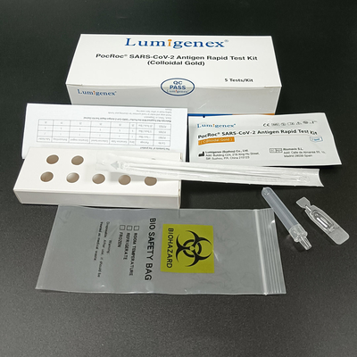 Certification ISO d'antigène de kit de test rapide d'or colloïdal COVID-19