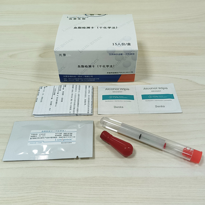 OEM ISO13485 de bandelettes de test de panneau de lipide de maladie chronique disponible