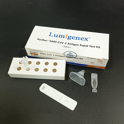 Kit jetable de détection de salive Covid-19, kit rapide d'essai de salive de HSA