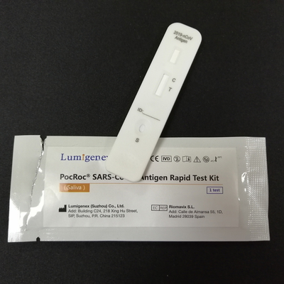 Kit jetable de détection de salive Covid-19, kit rapide d'essai de salive de HSA