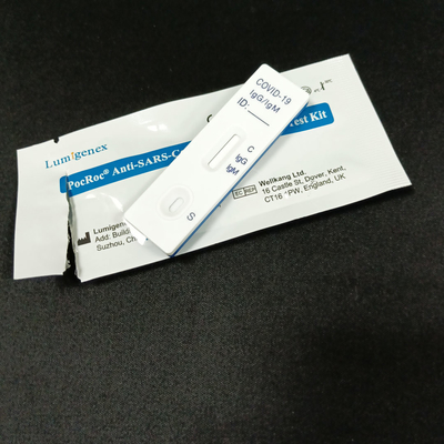 kit de diagnostic d'anticorps sanguins du bout des doigts 10μL, kit de test rapide IgM IgG de la CE