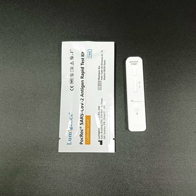 Kit rapide d'essai d'antigène de virus de couronne, or colloïdal de kit d'essai d'antigène de la CE