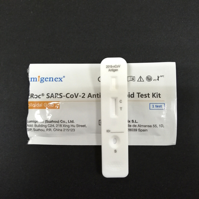 Kit de test rapide d'antigène (or colloïdal) avec déclaration CE