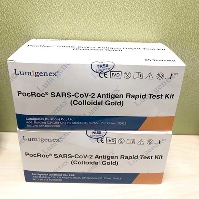 Kit de test rapide d'antigène (or colloïdal) avec déclaration CE