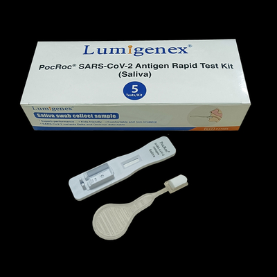 Kit de test rapide d'antigène Covid19 sensible à l'or colloïdal Lollipop Swab