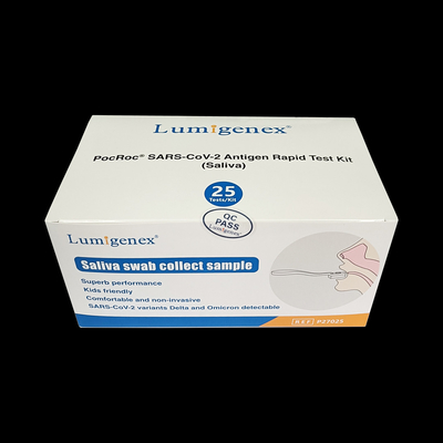 Essai rapide Kit Saliva Get Result In d'antigène blanc 15 minutes