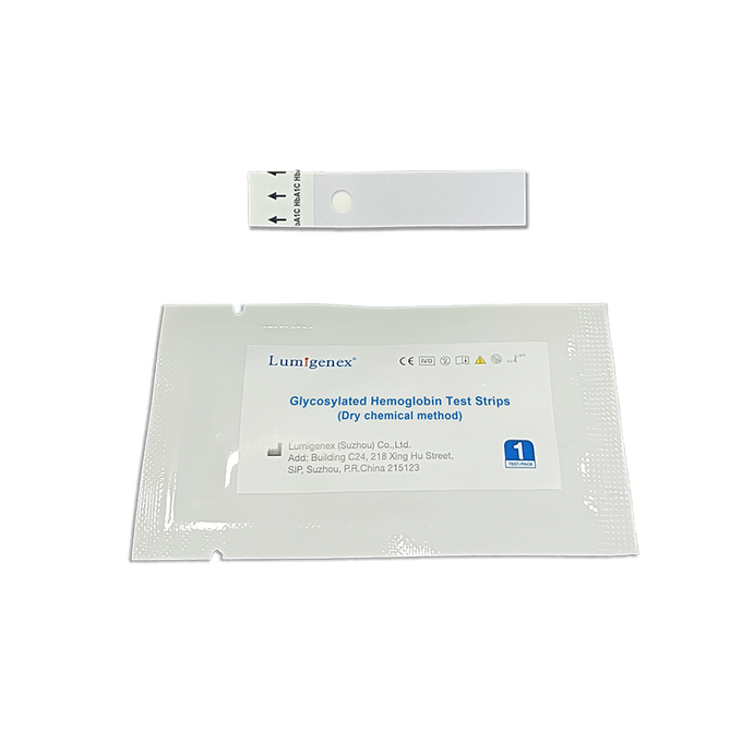 Le CE facile de bandes d'essai de Sugar Monitor Glycosylated Hemoglobin de sang d'opération (HbA1C) (méthode chimique sèche) a enregistré 0